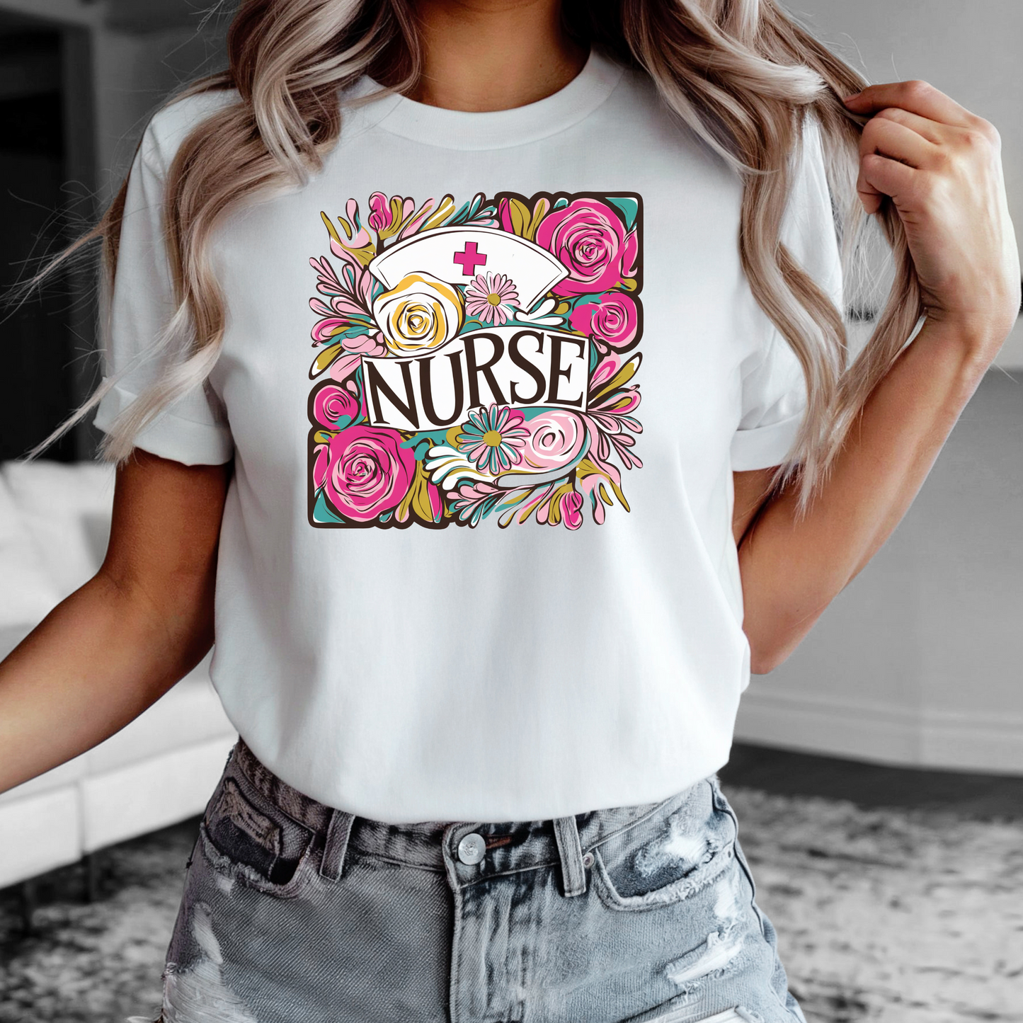 Boho Nurse T Shirt